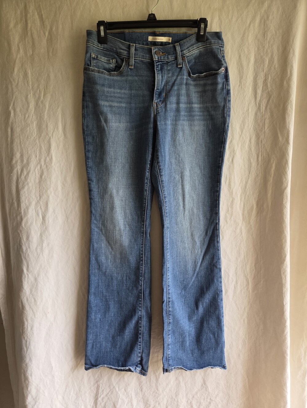 Levi's Classic Bootcut Jeans Womens 6 Blue Med Wash Mid Rise Stretch Cowgirl